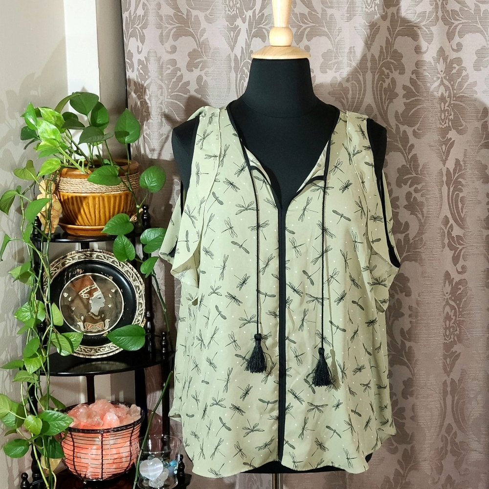 Libby Edelman blouse plus size XXL